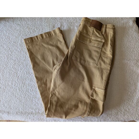 JUDY BLUE khaki cargo straight leg pants style# JB88633  Sz 15/32 - Picture 7 of 9